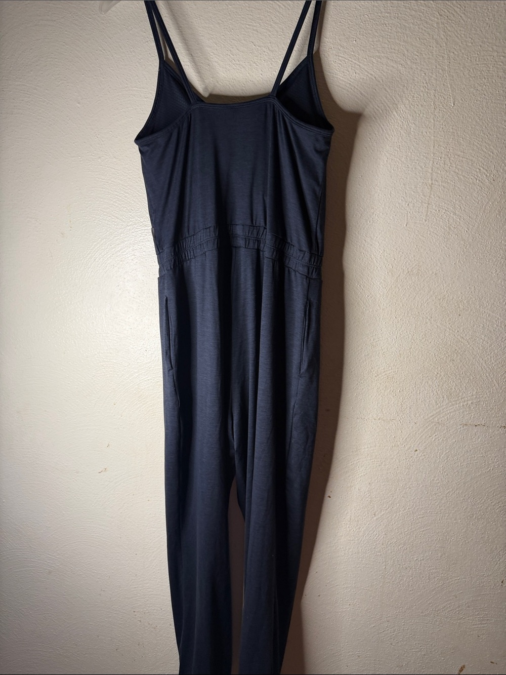 Vuori Navy Spaghetti-Strap Jumpsuit - Picture 6 of 8